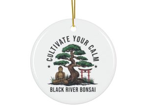 Cultivate Your Calm Ceramic Ornament