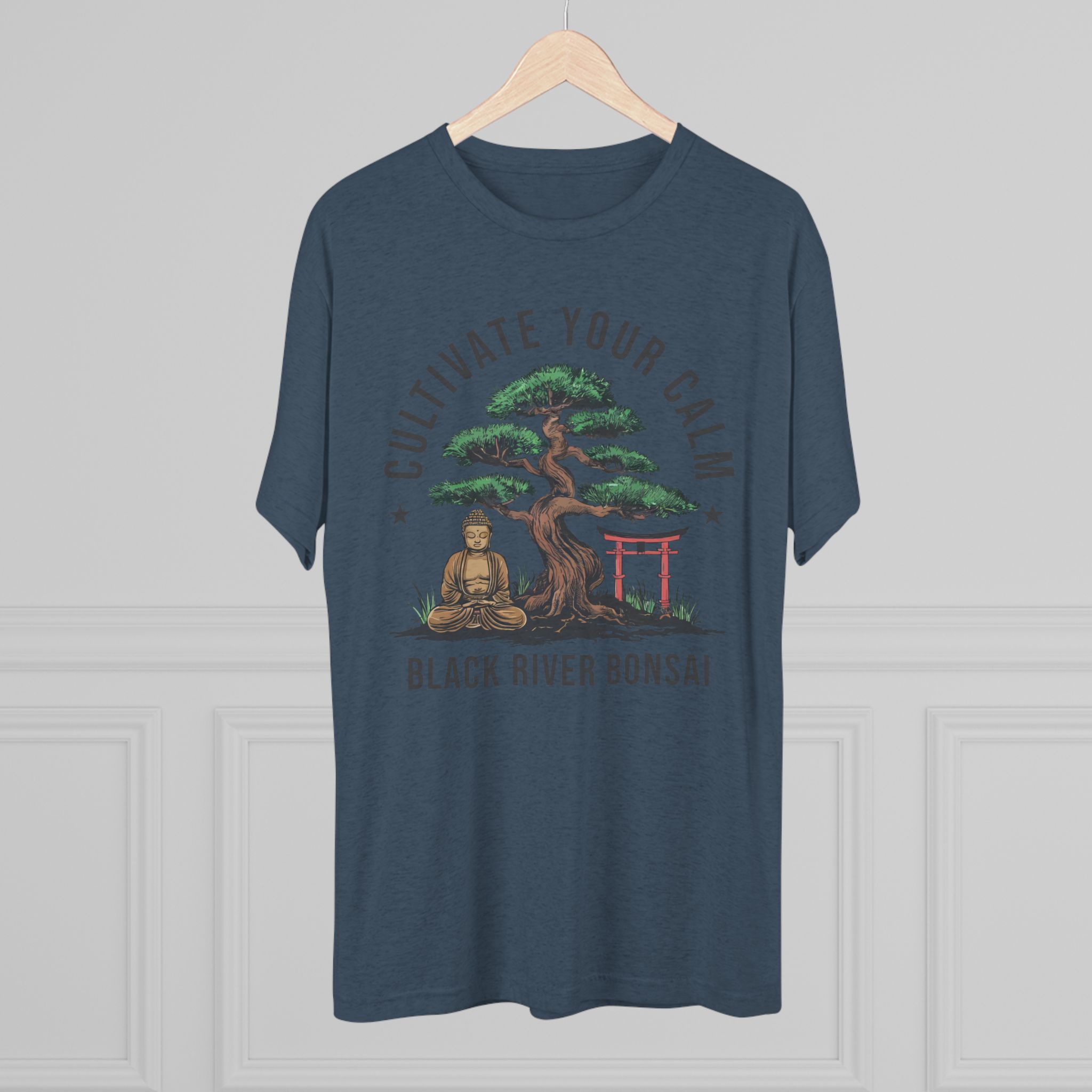 Cultivate Your Calm Unisex Tri-Blend Crew Tee - Image 28