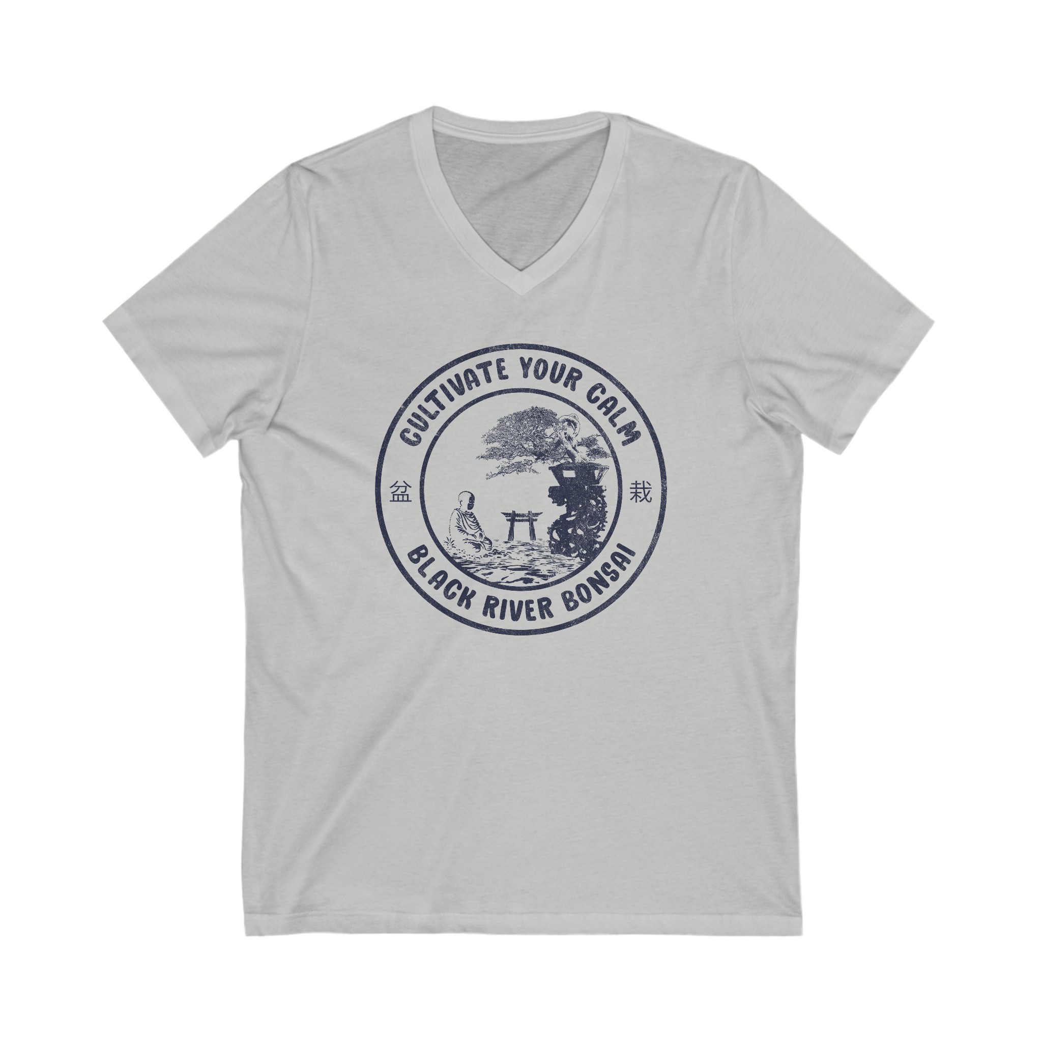 Serenity Unisex Jersey Short Sleeve V-Neck Tee - Image 7